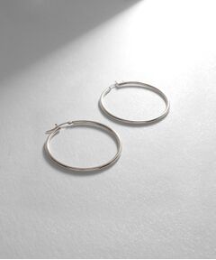 COCOSHNIK ONKITSCH / ココシュニックオンキッチュ ピアス・イヤリング | シルバー ソリッドフープピアスL