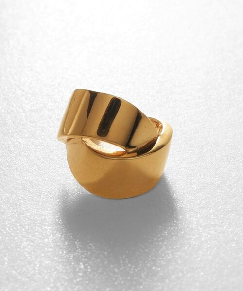 COCOSHNIK ONKITSCH / ココシュニックオンキッチュ ピアス・イヤリング | シルバー フォールディングピアス オーバーラップ GP | 詳細2