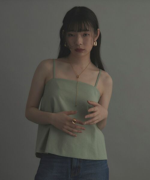 COCOSHNIK ONKITSCH / ココシュニックオンキッチュ ピアス・イヤリング | シルバー ホロウフープピアス トラペーズ GP | 詳細6