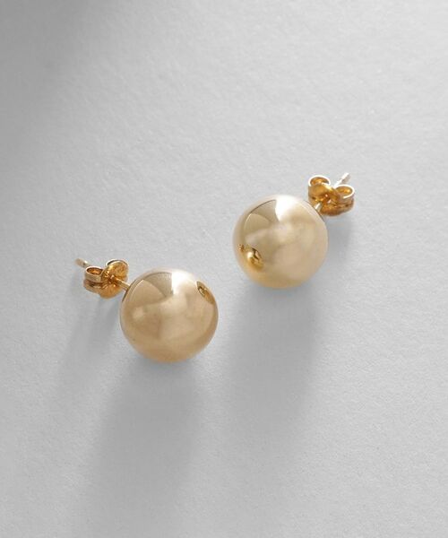 COCOSHNIK ONKITSCH / ココシュニックオンキッチュ ピアス・イヤリング | シルバー ホロウボール スタッドピアスS GP | 詳細1