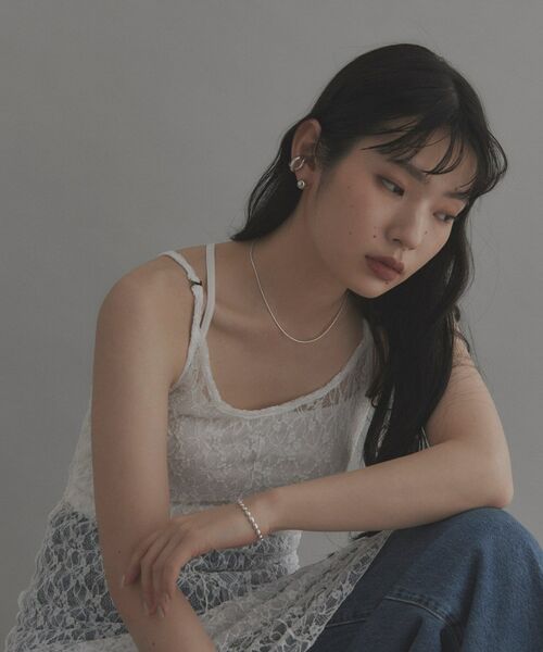 COCOSHNIK ONKITSCH / ココシュニックオンキッチュ ピアス・イヤリング | シルバー ホロウボール スタッドピアスS | 詳細5