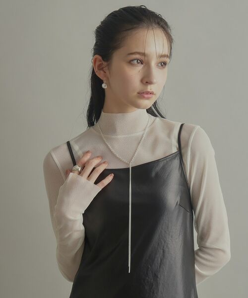 COCOSHNIK ONKITSCH / ココシュニックオンキッチュ ピアス・イヤリング | シルバー ホロウボール フックピアス | 詳細8