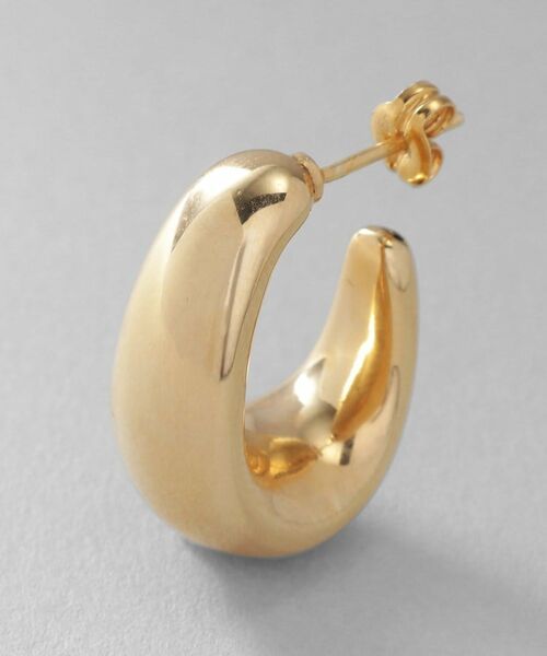 COCOSHNIK ONKITSCH / ココシュニックオンキッチュ ピアス・イヤリング | シルバー ホロウフープ ドロップピアス GP | 詳細2