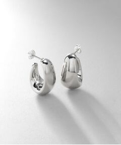 COCOSHNIK ONKITSCH / ココシュニックオンキッチュ ピアス・イヤリング | シルバー ホロウフープ ドロップピアス