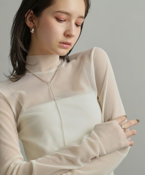 COCOSHNIK ONKITSCH / ココシュニックオンキッチュ ピアス・イヤリング | シルバー ホロウフープ ドロップピアス | 詳細11