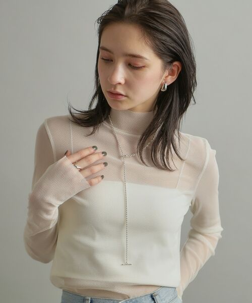 COCOSHNIK ONKITSCH / ココシュニックオンキッチュ ピアス・イヤリング | シルバー ホロウフープ ドロップピアス | 詳細13