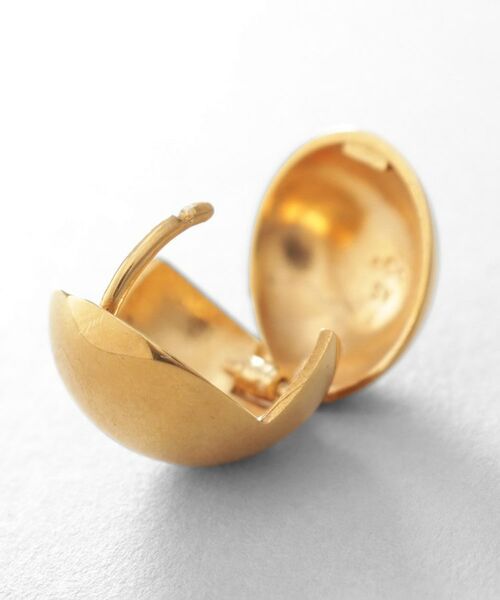 COCOSHNIK ONKITSCH / ココシュニックオンキッチュ ピアス・イヤリング | シルバー ハギーピアス ボールS GP | 詳細3