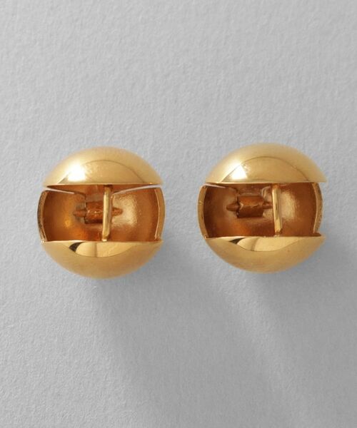 COCOSHNIK ONKITSCH / ココシュニックオンキッチュ ピアス・イヤリング | シルバー ハギーピアス ボールS GP | 詳細4