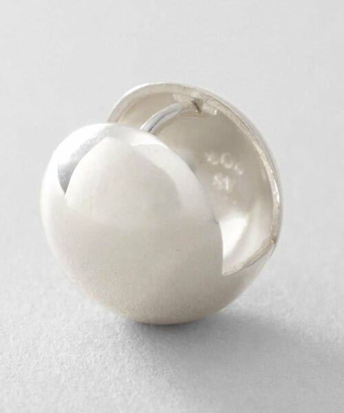COCOSHNIK ONKITSCH / ココシュニックオンキッチュ ピアス・イヤリング | シルバー ハギーピアス ボールS | 詳細2