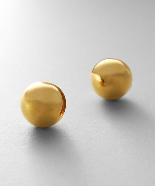 COCOSHNIK ONKITSCH / ココシュニックオンキッチュ ピアス・イヤリング | シルバー ハギーピアス ボールL GP | 詳細1