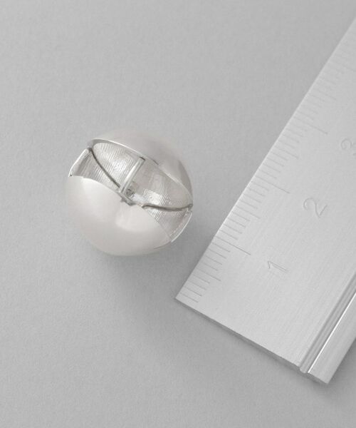 COCOSHNIK ONKITSCH / ココシュニックオンキッチュ ピアス・イヤリング | シルバー ハギーピアス ボールL | 詳細5