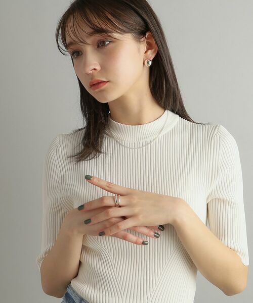 COCOSHNIK ONKITSCH / ココシュニックオンキッチュ ピアス・イヤリング | シルバー ハギーピアス ボールL | 詳細7