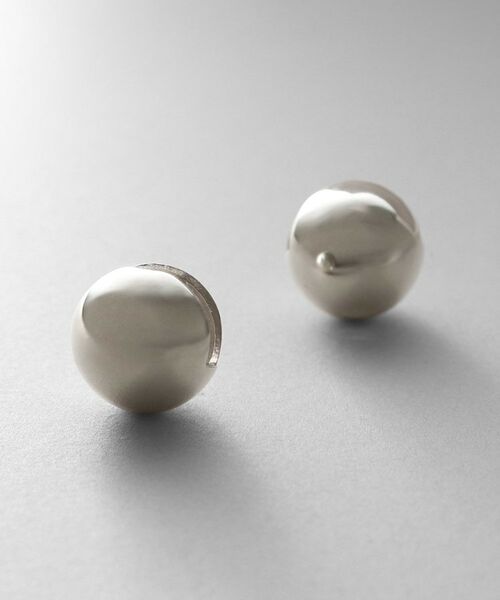 COCOSHNIK ONKITSCH / ココシュニックオンキッチュ ピアス・イヤリング | シルバー ハギーピアス ボールL（シルバー(600)）