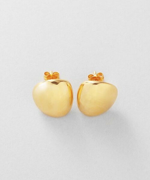 COCOSHNIK ONKITSCH / ココシュニックオンキッチュ ピアス・イヤリング | シルバー ホロウピアス Dシェイプ GP | 詳細3