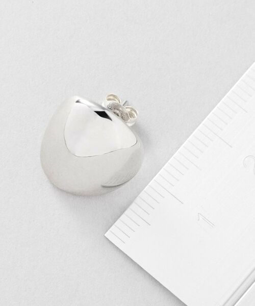 COCOSHNIK ONKITSCH / ココシュニックオンキッチュ ピアス・イヤリング | シルバー ホロウピアス Dシェイプ | 詳細5