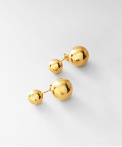 COCOSHNIK ONKITSCH / ココシュニックオンキッチュ ピアス・イヤリング | シルバー ホロウピアス ボール フロントバック GP