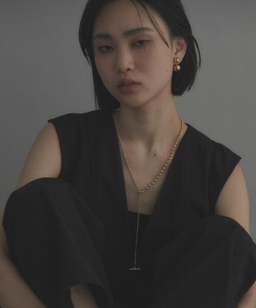 COCOSHNIK ONKITSCH / ココシュニックオンキッチュ ピアス・イヤリング | シルバー ホロウピアス ボール フロントバック GP | 詳細8