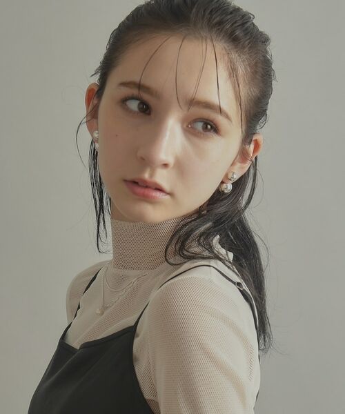 COCOSHNIK ONKITSCH / ココシュニックオンキッチュ ピアス・イヤリング | シルバー ホロウピアス ボール フロントバック | 詳細14