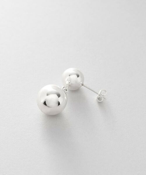 COCOSHNIK ONKITSCH / ココシュニックオンキッチュ ピアス・イヤリング | シルバー ホロウピアス ダブルボール | 詳細4