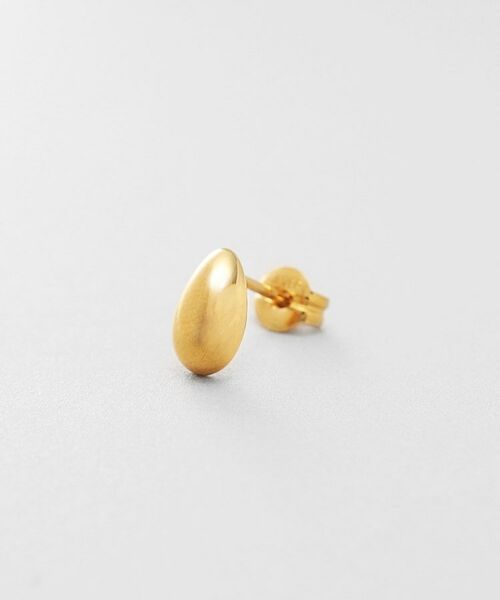 COCOSHNIK ONKITSCH / ココシュニックオンキッチュ ピアス・イヤリング | シルバー ペアシェイプ スタッドピアス GP | 詳細2