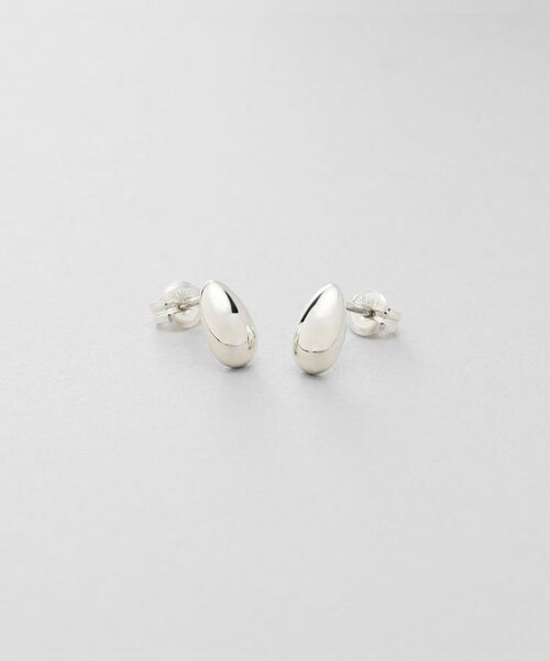 COCOSHNIK ONKITSCH / ココシュニックオンキッチュ ピアス・イヤリング | シルバー ペアシェイプ スタッドピアス | 詳細1