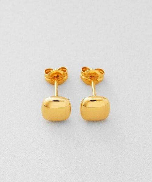 COCOSHNIK ONKITSCH / ココシュニックオンキッチュ ピアス・イヤリング | シルバー クッションシェイプ スタッドピアス GP | 詳細3