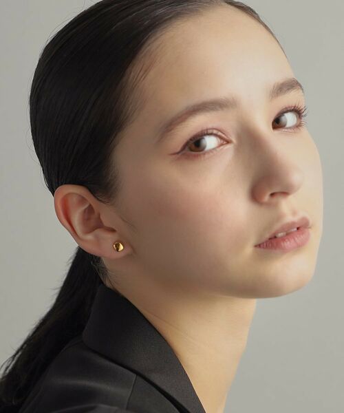 COCOSHNIK ONKITSCH / ココシュニックオンキッチュ ピアス・イヤリング | シルバー クッションシェイプ スタッドピアス GP | 詳細9