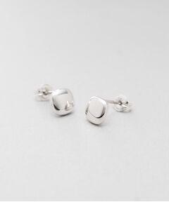 COCOSHNIK ONKITSCH / ココシュニックオンキッチュ ピアス・イヤリング | シルバー クッションシェイプ スタッドピアス
