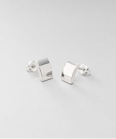 COCOSHNIK ONKITSCH / ココシュニックオンキッチュ ピアス・イヤリング | シルバー シールドシェイプ スタッドピアス