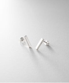 COCOSHNIK ONKITSCH / ココシュニックオンキッチュ ピアス・イヤリング | シルバー レクタングル スタッドピアス