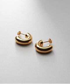 COCOSHNIK ONKITSCH / ココシュニックオンキッチュ ピアス・イヤリング | シルバー ホロウフープピアス ラウンドM GP