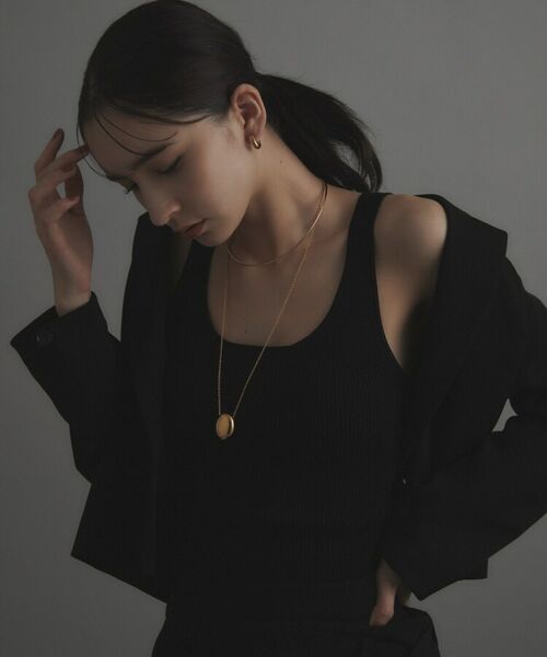 COCOSHNIK ONKITSCH / ココシュニックオンキッチュ ピアス・イヤリング | シルバー ホロウフープピアス ラウンドM GP | 詳細11