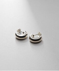 COCOSHNIK ONKITSCH / ココシュニックオンキッチュ ピアス・イヤリング | シルバー ホロウフープピアス ラウンドS
