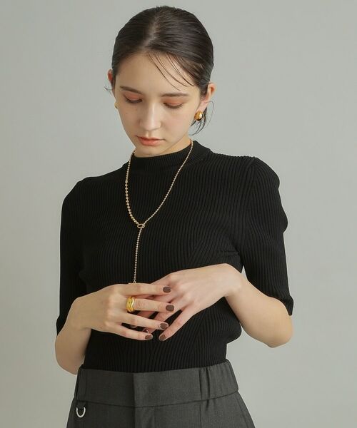 COCOSHNIK ONKITSCH / ココシュニックオンキッチュ ピアス・イヤリング | シルバー ホロウフープピアス ペアシェイプM GP | 詳細14