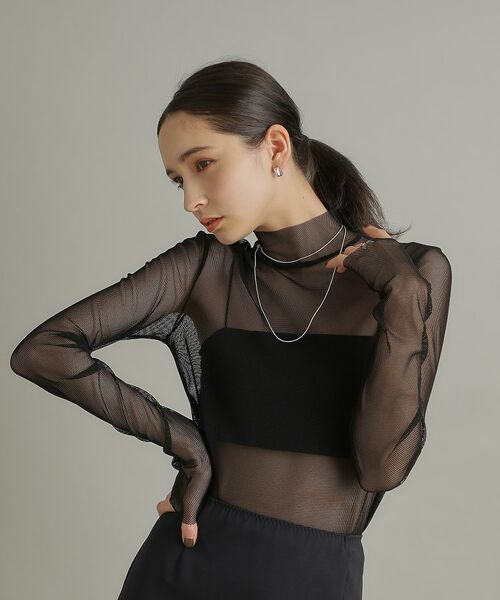 COCOSHNIK ONKITSCH / ココシュニックオンキッチュ ピアス・イヤリング | シルバー スモールフープ スロープカットピアス | 詳細11