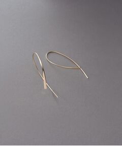 COCOSHNIK ONKITSCH / ココシュニックオンキッチュ ピアス・イヤリング | K10プレートフック マーキスピアス