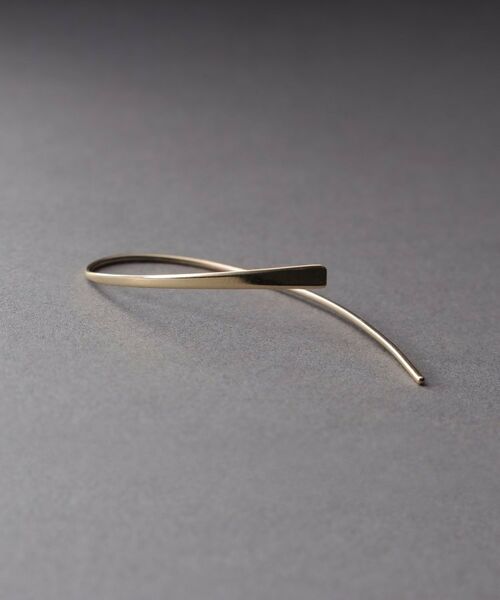 COCOSHNIK ONKITSCH / ココシュニックオンキッチュ ピアス・イヤリング | K10プレートフック マーキスピアス | 詳細2