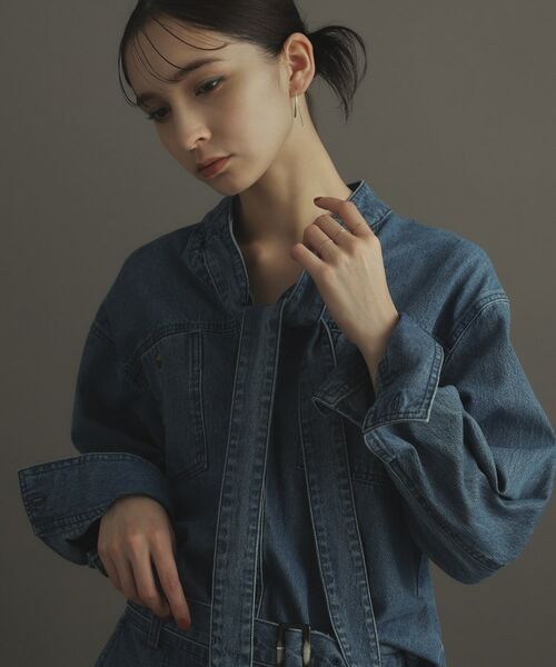 COCOSHNIK ONKITSCH / ココシュニックオンキッチュ ピアス・イヤリング | K10プレートフック マーキスピアス | 詳細5