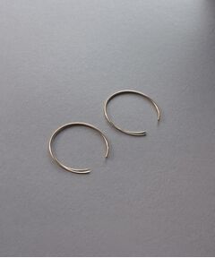 COCOSHNIK ONKITSCH / ココシュニックオンキッチュ ピアス・イヤリング | K10プレートフック サークルピアス