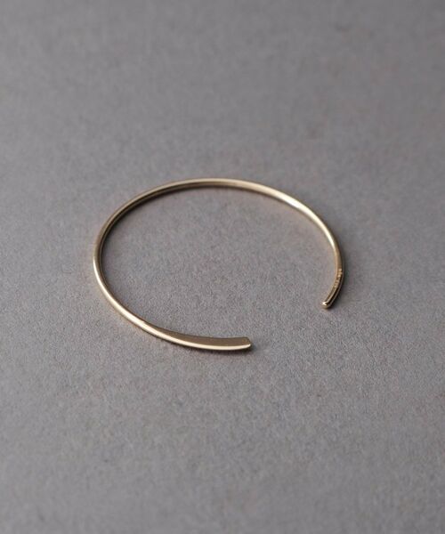 COCOSHNIK ONKITSCH / ココシュニックオンキッチュ ピアス・イヤリング | K10プレートフック サークルピアス | 詳細2