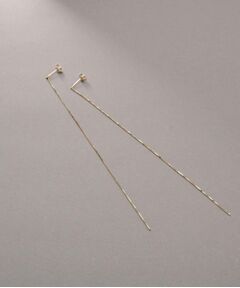 COCOSHNIK ONKITSCH / ココシュニックオンキッチュ ピアス・イヤリング | K10チェーンピアス ベネチアン