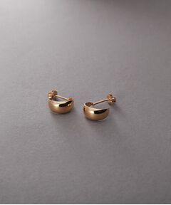 COCOSHNIK ONKITSCH / ココシュニックオンキッチュ ピアス・イヤリング | K10ドームフープピアス