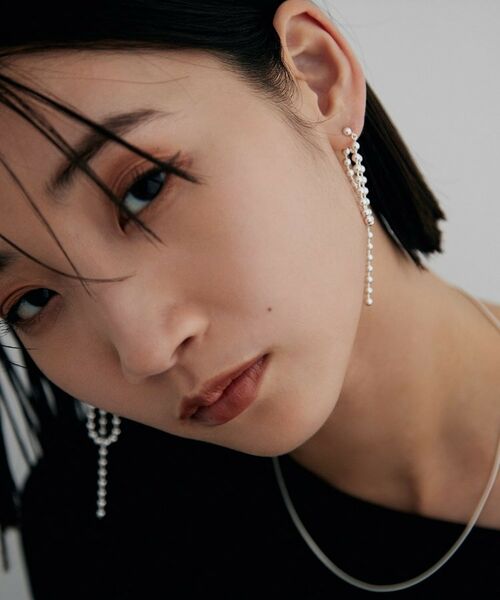 COCOSHNIK ONKITSCH / ココシュニックオンキッチュ ピアス・イヤリング | シルバー チェーンピアス ボールループ | 詳細10