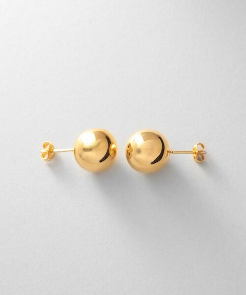 COCOSHNIK ONKITSCH / ココシュニックオンキッチュ ピアス・イヤリング | シルバー ホロウピアス ボールスタッドM GP | 詳細3