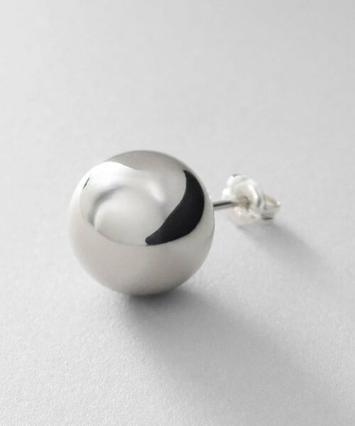 COCOSHNIK ONKITSCH / ココシュニックオンキッチュ ピアス・イヤリング | シルバー ホロウピアス ボールスタッドM | 詳細2