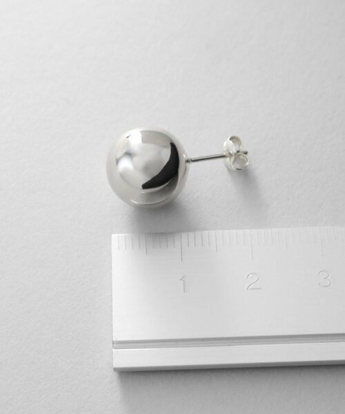 COCOSHNIK ONKITSCH / ココシュニックオンキッチュ ピアス・イヤリング | シルバー ホロウピアス ボールスタッドM | 詳細4