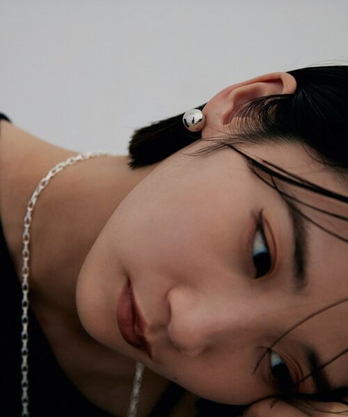 COCOSHNIK ONKITSCH / ココシュニックオンキッチュ ピアス・イヤリング | シルバー ホロウピアス ボールスタッドM | 詳細7