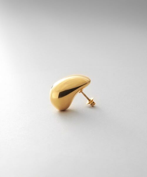 COCOSHNIK ONKITSCH / ココシュニックオンキッチュ ピアス・イヤリング | シルバー ホロウピアス ロングクッションシェイプ GP | 詳細4