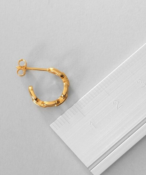 COCOSHNIK ONKITSCH / ココシュニックオンキッチュ ピアス・イヤリング | シルバー PCチェーンモチーフピアス GP | 詳細4