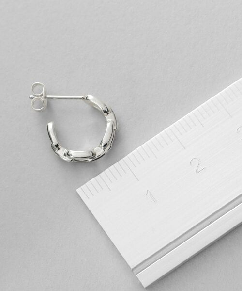 COCOSHNIK ONKITSCH / ココシュニックオンキッチュ ピアス・イヤリング | シルバー PCチェーンモチーフピアス | 詳細4